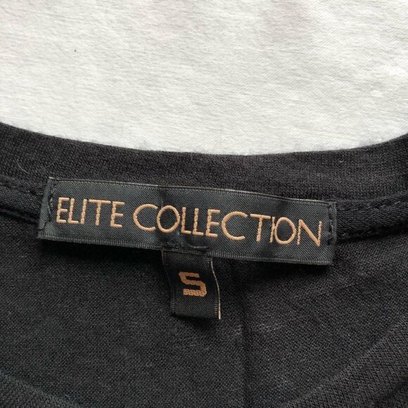 Elite Collection Tunic Top Black Small - Picture 4 of 4